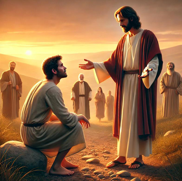 What did Jesus tell him to do?